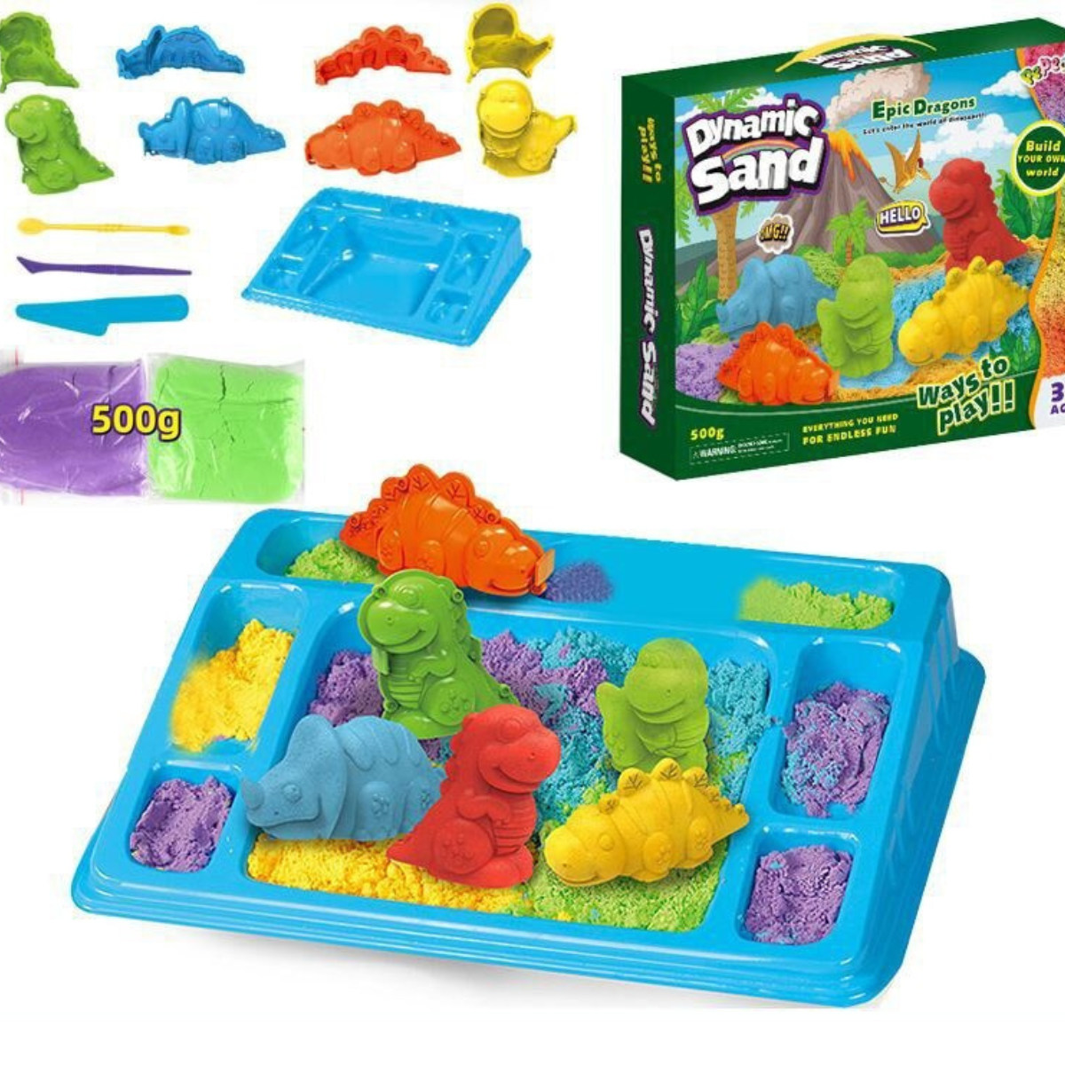 Dynamic Sand™ - Enjoy playing and creating with sand! - Dynamic sand