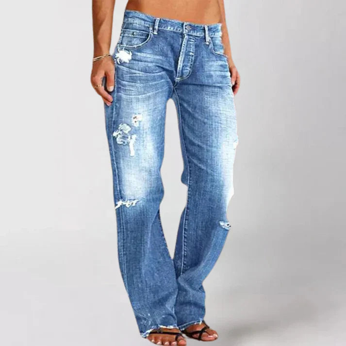 Adalia™ | Elegant Low-Rise Jeans