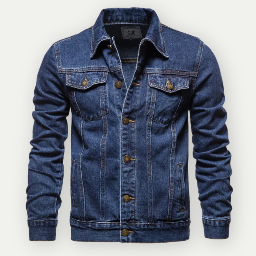 Valdemar™ - Klassisk Denim Truckerjakke til Mænd