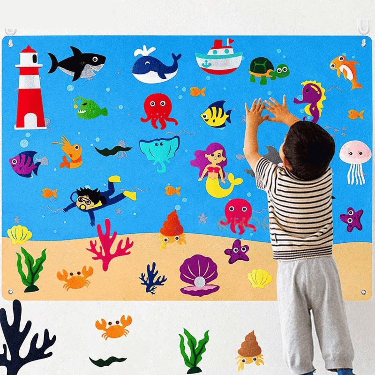 FeltBoard™ | Meet the wonderful animals! - Felt board
