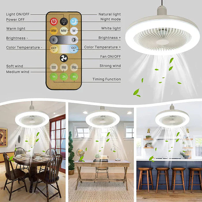 Ceiling Fan with Light - CoolLight