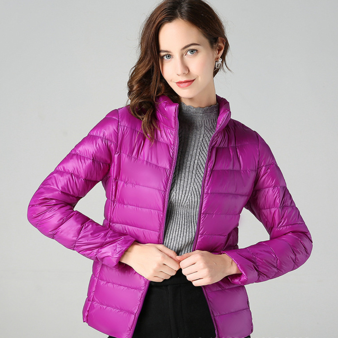 Anuschka – Ultralight Waterproof Jacket with White Duck Feathers