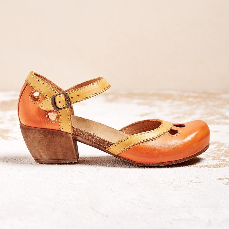 Amalia™ | Orthopaedic Sandals with Low Heel