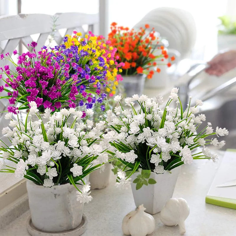 Kunstige blomster til udendørs brug