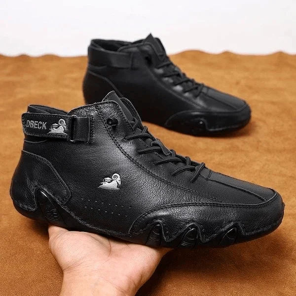 2023 Italian Handmade Suede Boots with Velcro