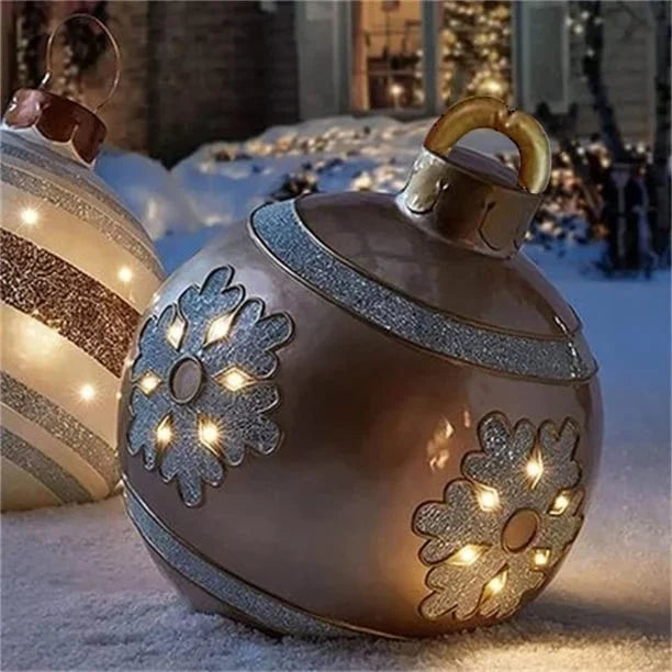 Opblaasbare Versierde Kerstbal