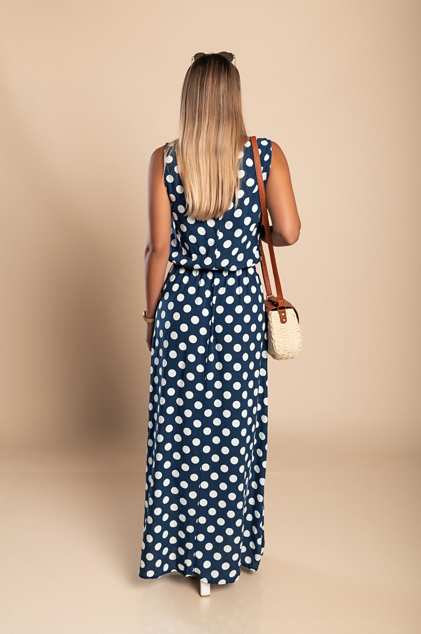 Lyna - Polka Dot Maxi Dress