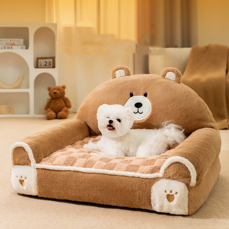 CozyFuzz™ | Teddy Bear Bed for Pets