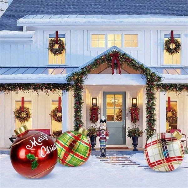 Opblaasbare Versierde Kerstbal