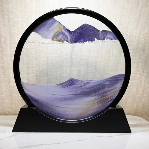 3D Hourglass Deep Sea Sand Landscape
