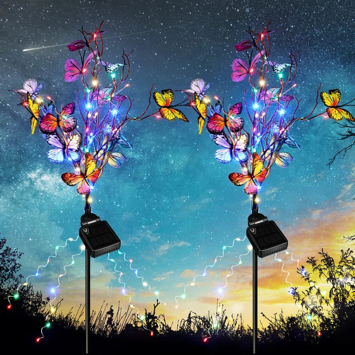 Solar Butterfly Lights for Outdoors