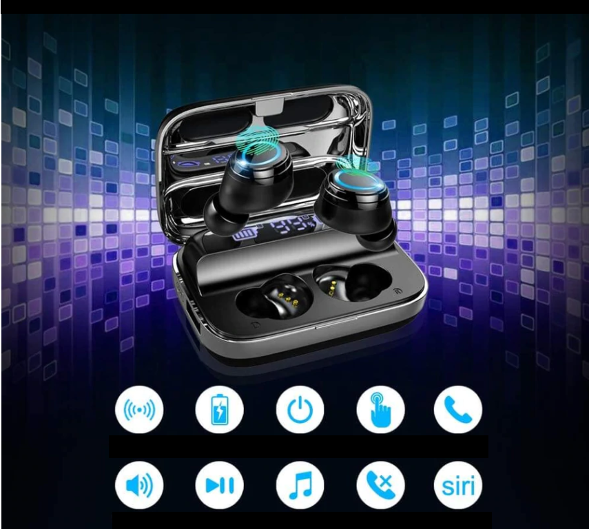 Auriculares Inalámbricos con Huella Dactilar™