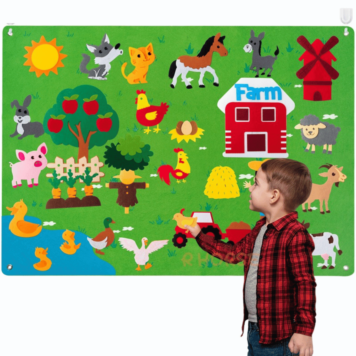 FeltBoard™ | Meet the wonderful animals! - Felt board