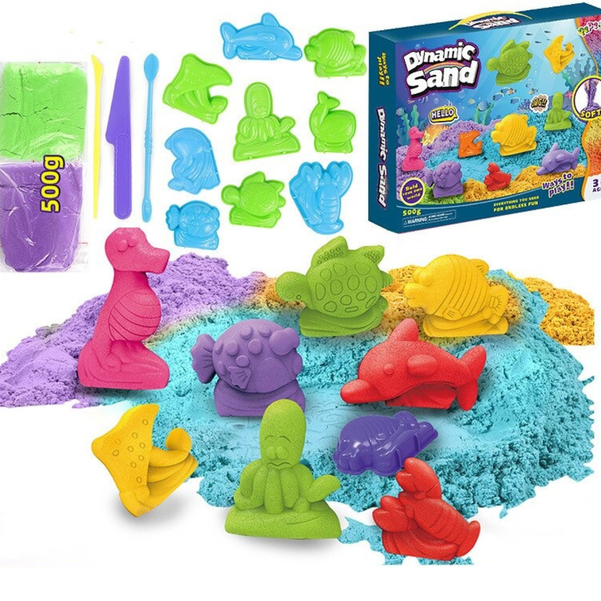 Dynamic Sand™ - Enjoy playing and creating with sand! - Dynamic sand