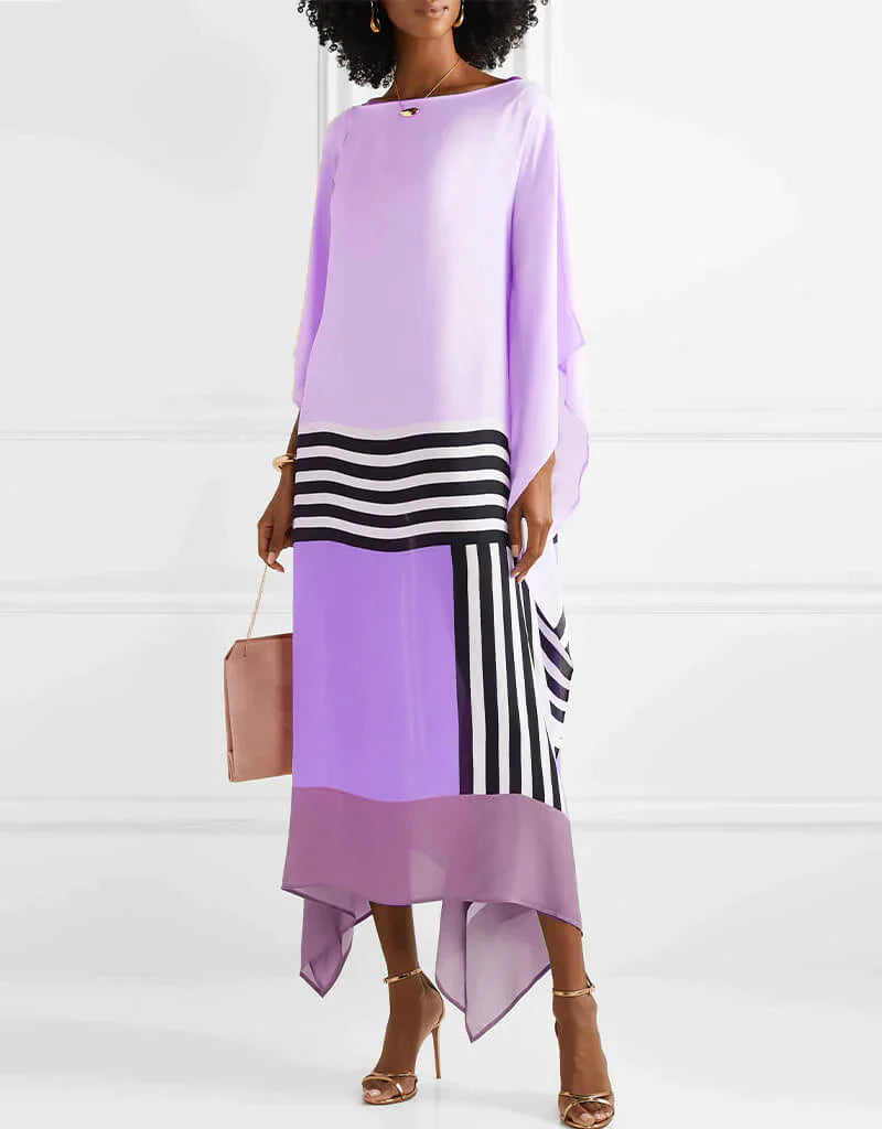 Anika™ - Pink Kaftan with Candy Stripes