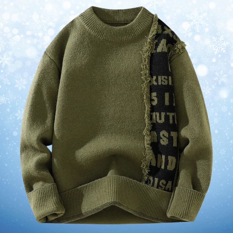Volkold - Patchwork Letter Sweater