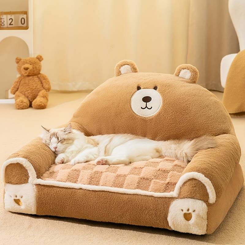 CozyFuzz™ | Teddy Bear Bed for Pets