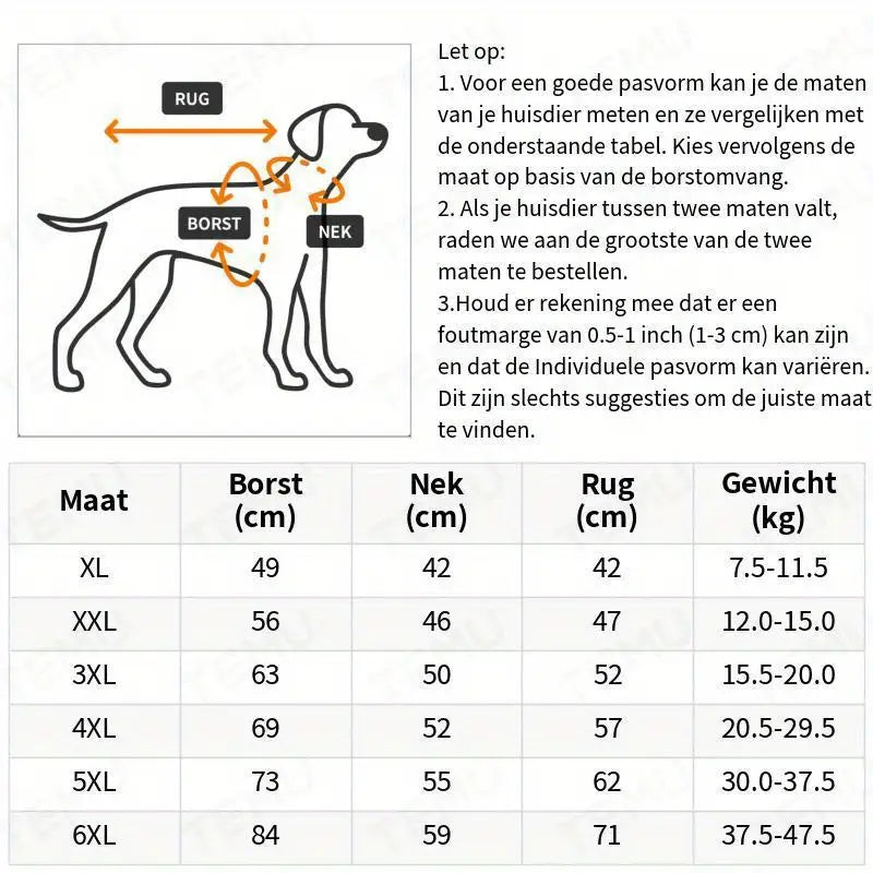 CloudTail™ | Warm Dog Coat with Reflective Details