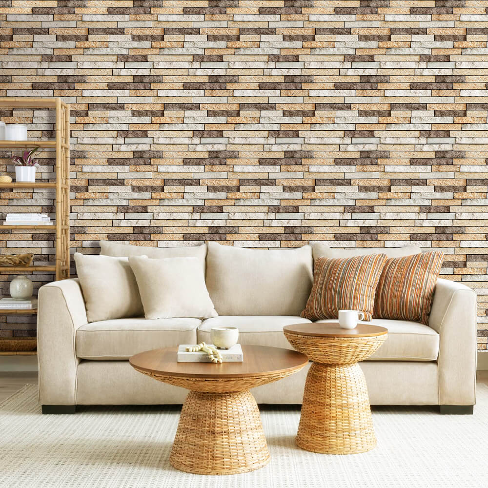 3D Wall Tiles for Peeling and Sticking