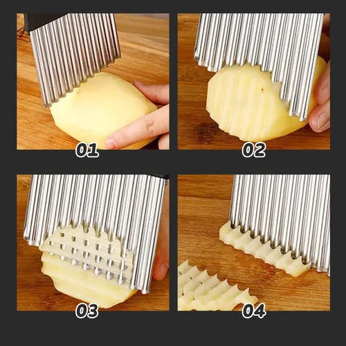 Golvende aardappelsnijder