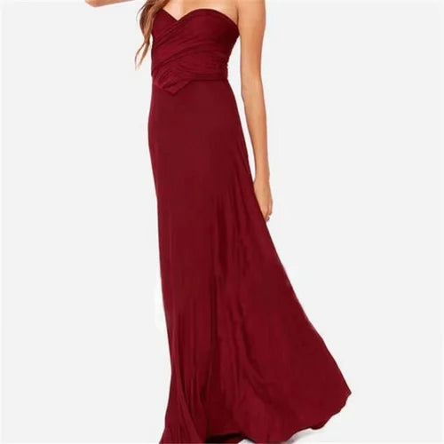 Versatile and Strapless Wrap Dress