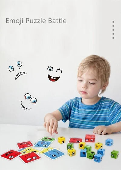 Magic Cube Blocks with Changing Faces