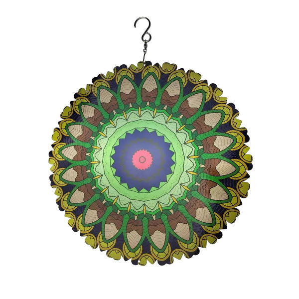 3D Colourful Wind Spinner Mandala