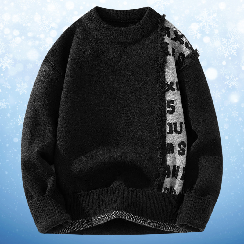 Volkold - Patchwork Letter Sweater
