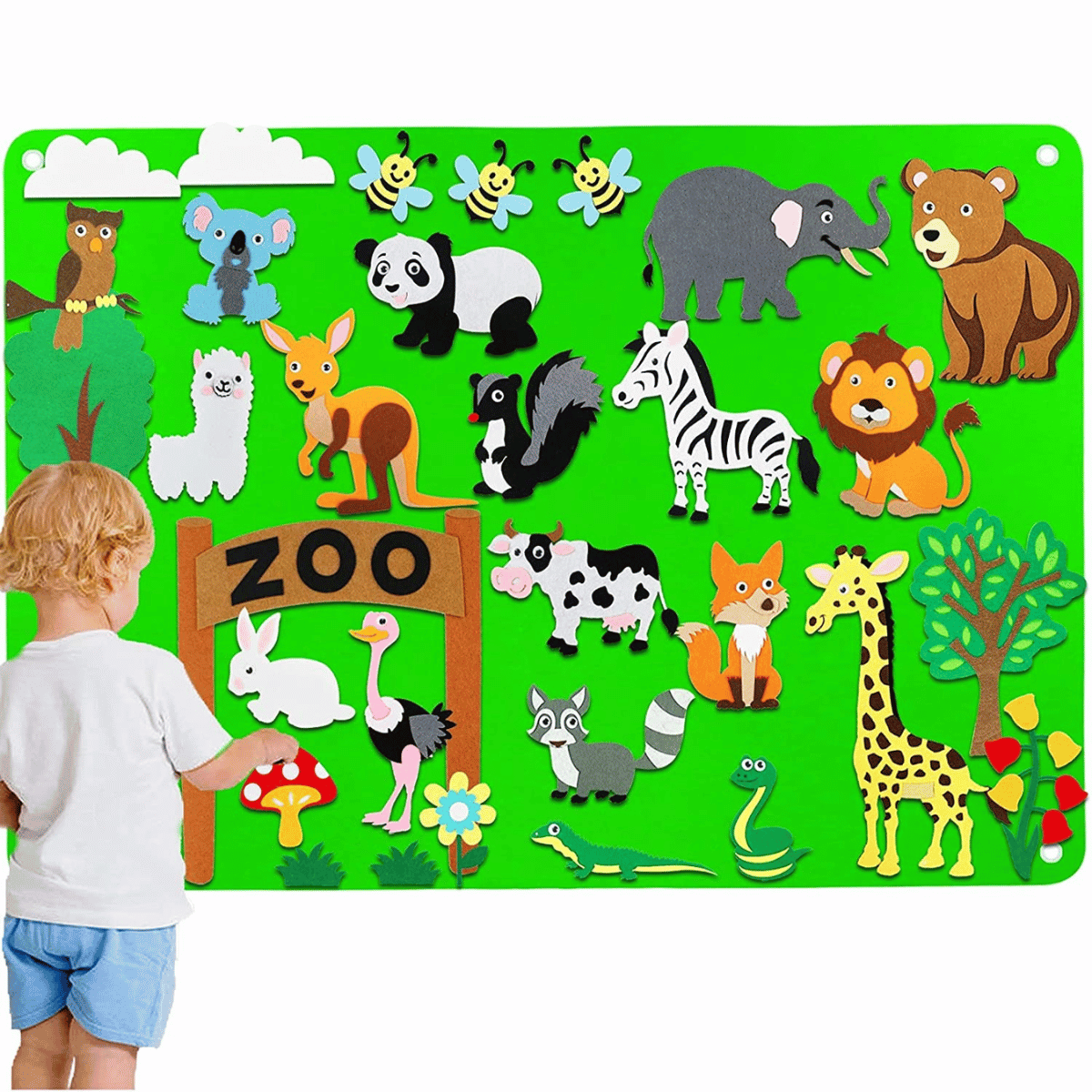 FeltBoard™ | Meet the wonderful animals! - Felt board