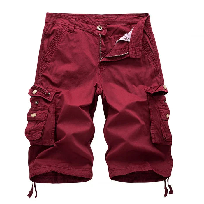 Wetzel™ - Heren Katoenen Shorts in Grote en Extra Grote Maten met Relaxed Fit