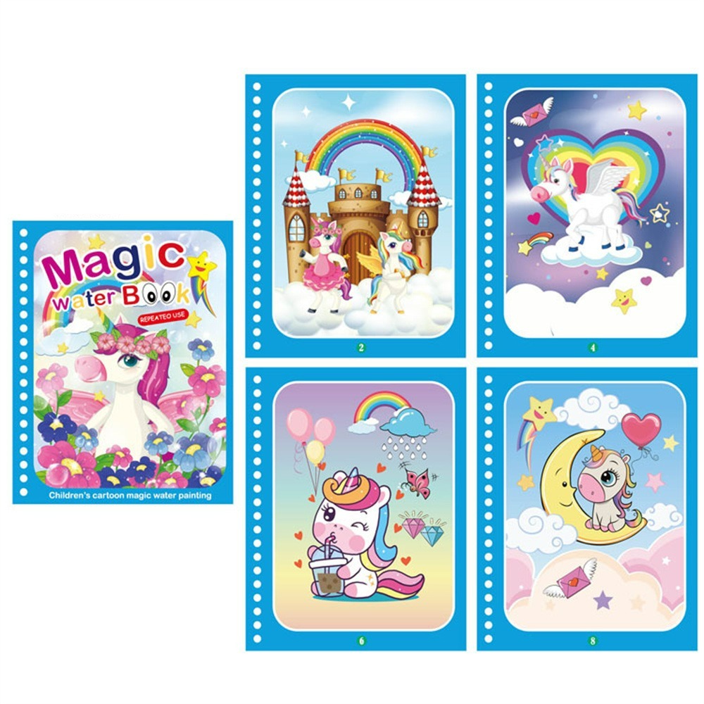Magic Water Book™ - Colour with water - Colouring book