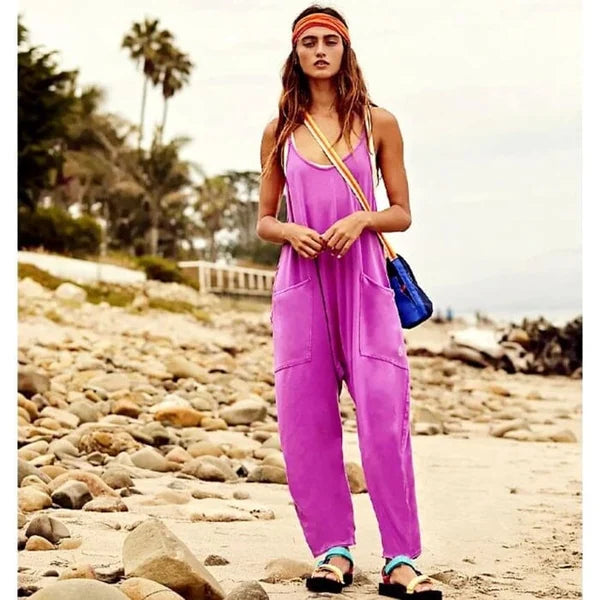 Wijd Been Jumpsuit met Zakken