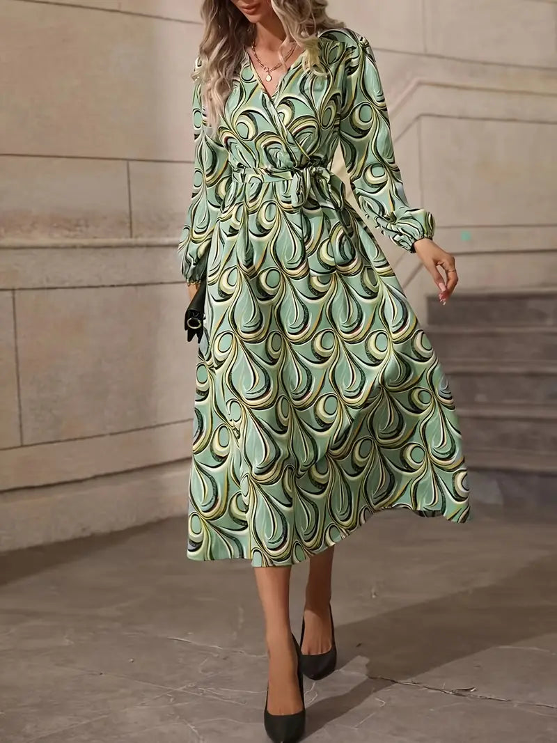 Beata™ - Dress with Wrap Neckline