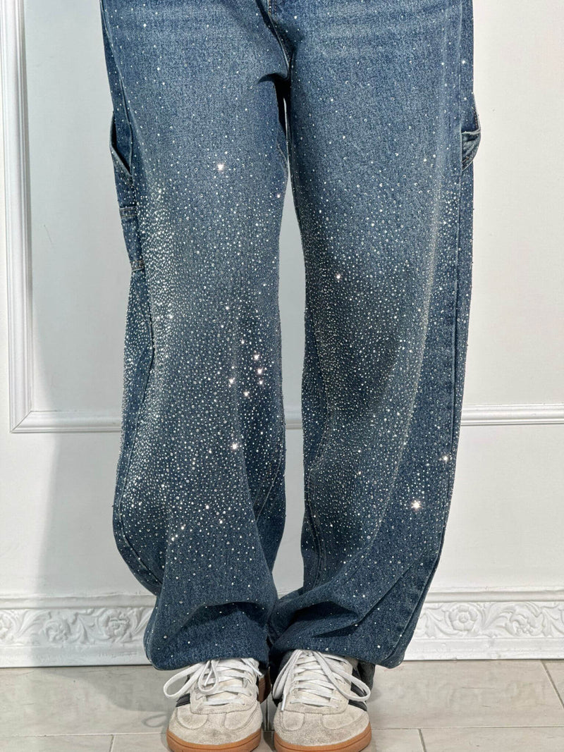 Zella – Paillettenbesetzte und Maßgeschneiderte Carpenter Jeans