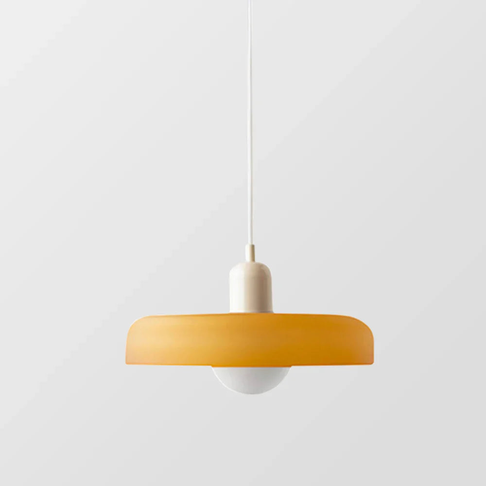 Bauhaus Pendant Light Made of Coloured Glass