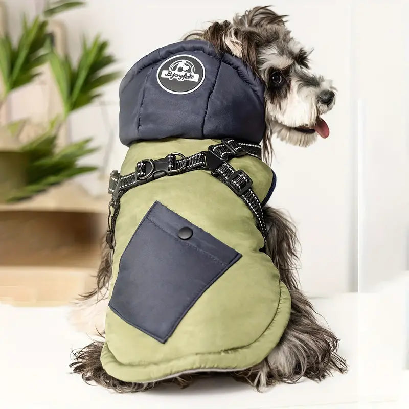 WinterPaw™ | Warm dog coat with integrated harness