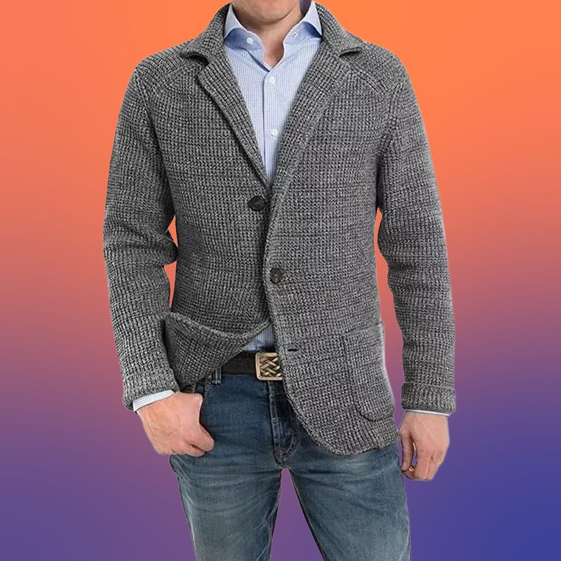Rodion - Casual Strikket Cardigan