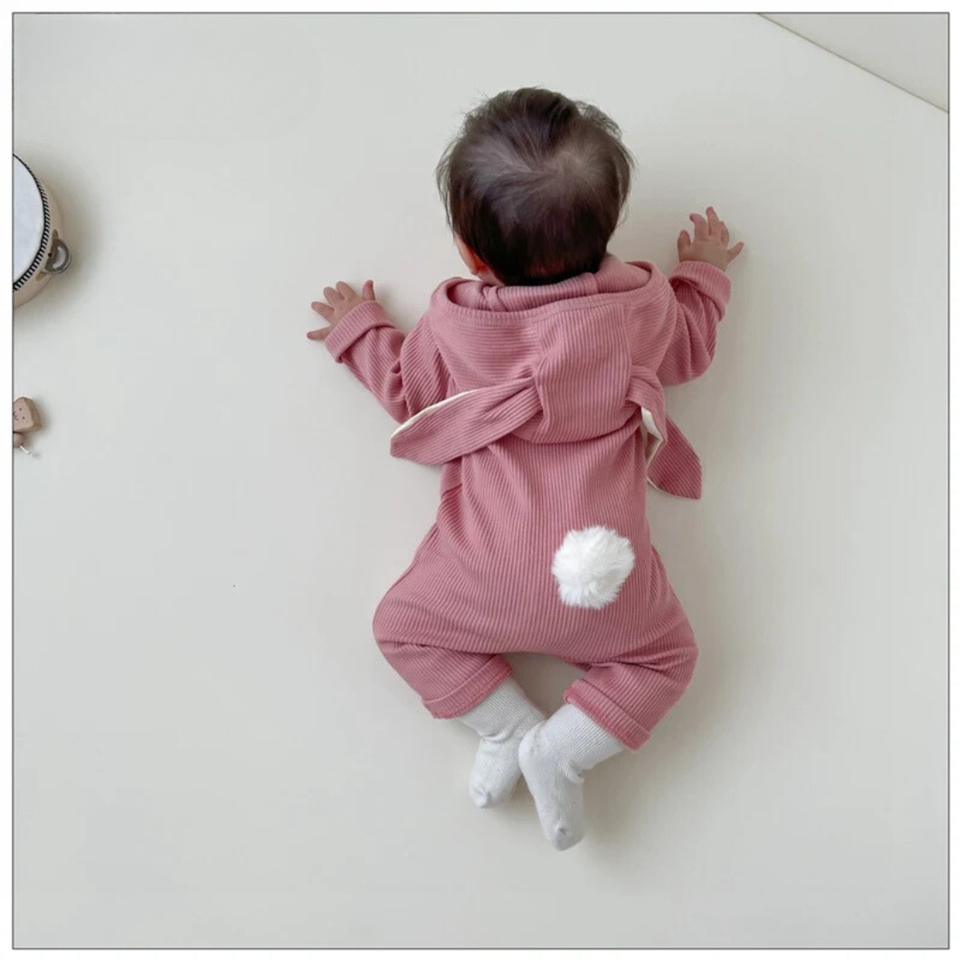 Mini Fashion™ - Süßes Hasen-Design - Babystrampler