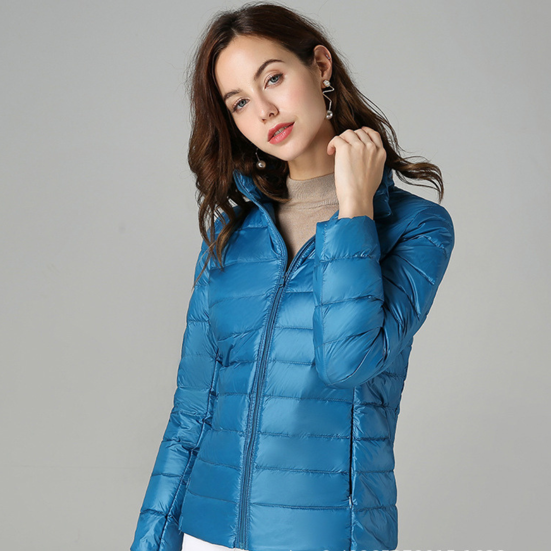 Anuschka – Ultralight Waterproof Jacket with White Duck Feathers