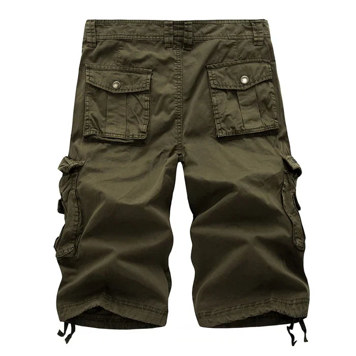 Wetzel™ - Heren Katoenen Shorts in Grote en Extra Grote Maten met Relaxed Fit