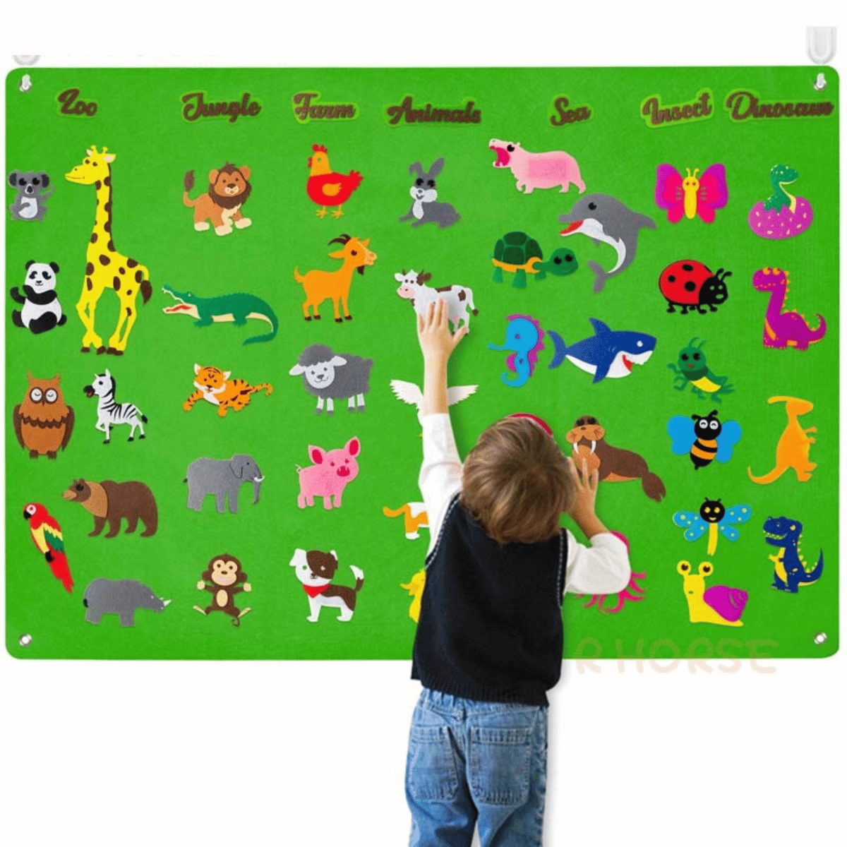 FeltBoard™ | Meet the wonderful animals! - Felt board