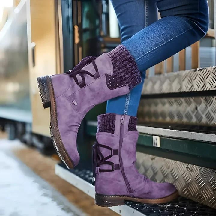 Aloisia - Retro Snow Boots