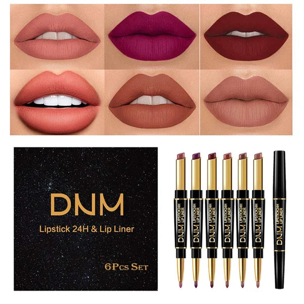 Waterdichte 2-in-1 Lippenstift Lippenliner
