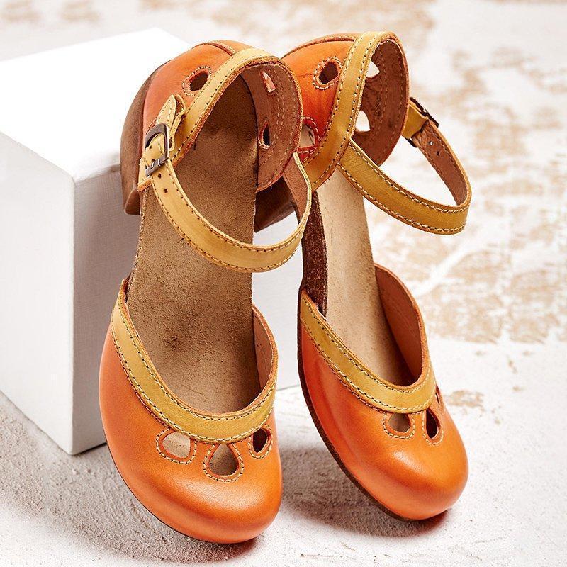 Amalia™ | Orthopaedic Sandals with Low Heel