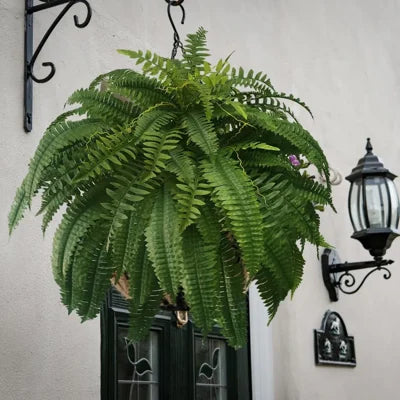 UV-resistant, lifelike artificial Boston Fern