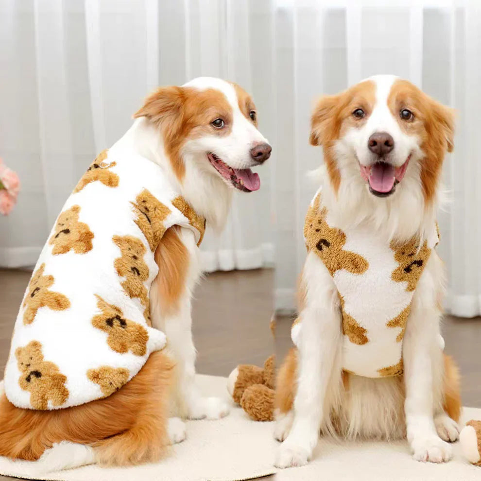 PawBear™ | Teddy Bear Fleece Dog Jacket