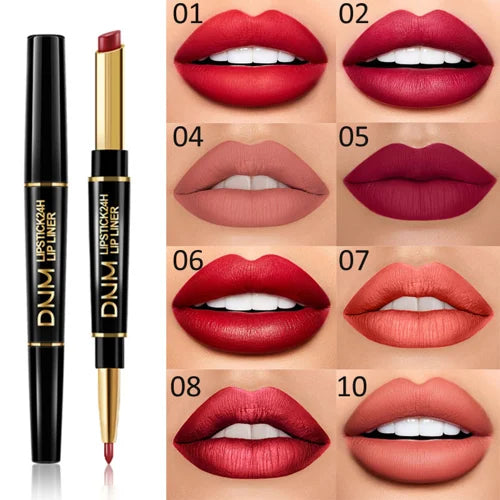 Waterdichte 2-in-1 Lippenstift Lippenliner