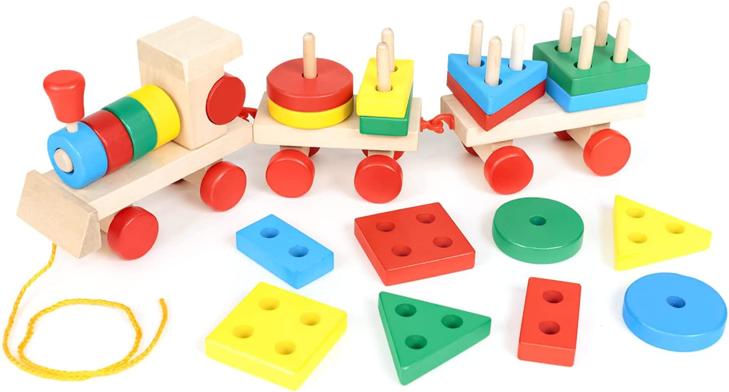 Bestseller: Holz-Bausteinzug