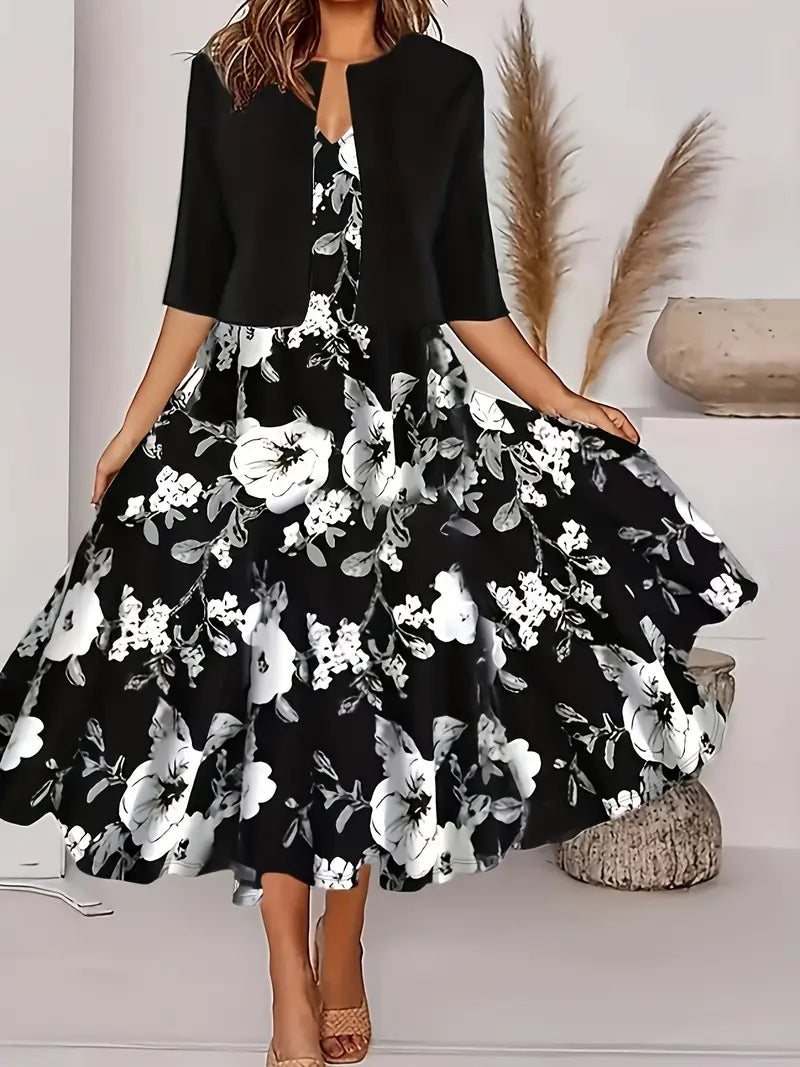 Ankie - Elegant Set with Floral Print