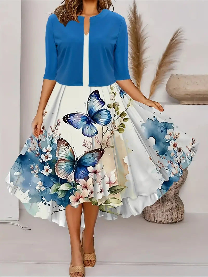Ankie - Elegant Set with Floral Print